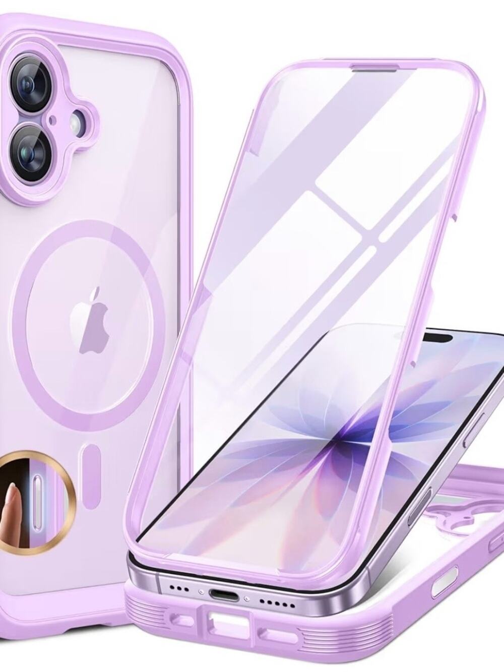 Miracase for iPhone 17 Case 6.3'' Light Purple